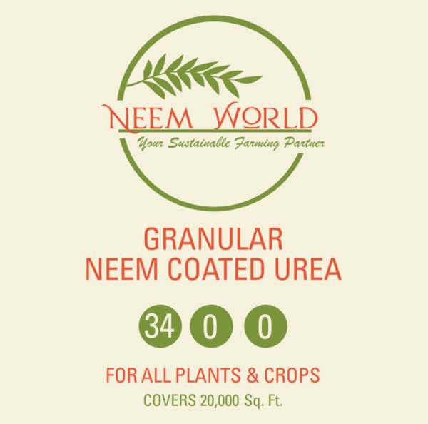 Neem World Neem-Coated Urea 34-0-0 Granular Fertilizer