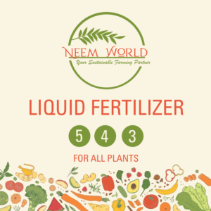Neem World Liquid Fertilizer 5 4 3 (8.34 Lbs, 4.17 Lbs, 2 Lbs, 1 Lb) - Derived from: "Corn Sleep Liquor"