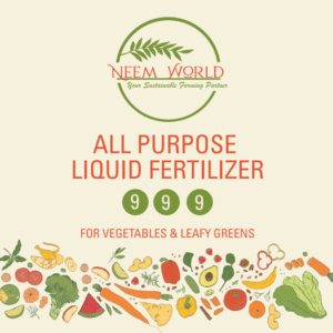 Neem World Liquid Fertilizer 9-9-9 (1lb/2lb/4.17lb/8.34lb) - Balanced NPK with Micronutrients for Vegetables & Leafy Greens